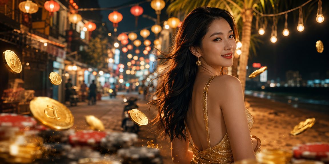 Cảnh đêm phố Hà Nội với đèn lồng truyền thống
